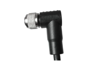 M12 Fêmea Angular Não Blindada A- Codificação Cabo PVC 12PIN 2.0M M12*1.0