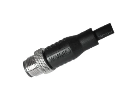 M12 Macho Reto UnShield A- Codificação Cabo PVC 12PIN 2.0M M12X1.0