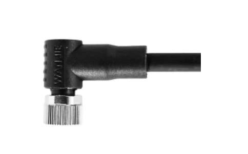 M8 fêmea ângulo reto UnShield A-Codificação 8PIN PVC 2.0M M8X1.0