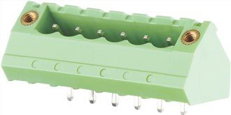 Bloco terminal de 35 graus com flange