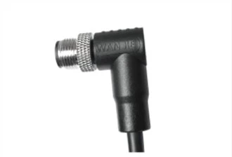 M12 Macho Angular Não Blindado A- Codificação Cabo PVC 17PIN 1.0M M12*1.0