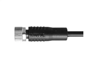 M8 Feminino Reto UnShield B-Codificação 5PIN PVC 2.0M M8X1.0