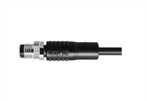 M8 Macho Reto UnShield B-Codificação 5PIN PVC 3.0M M8X1.0