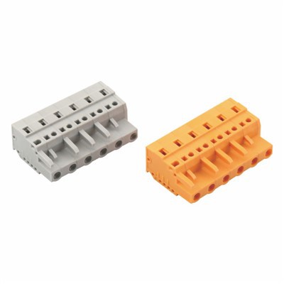 Conector fêmea conectável por mola 7,5 / 7,62 mm